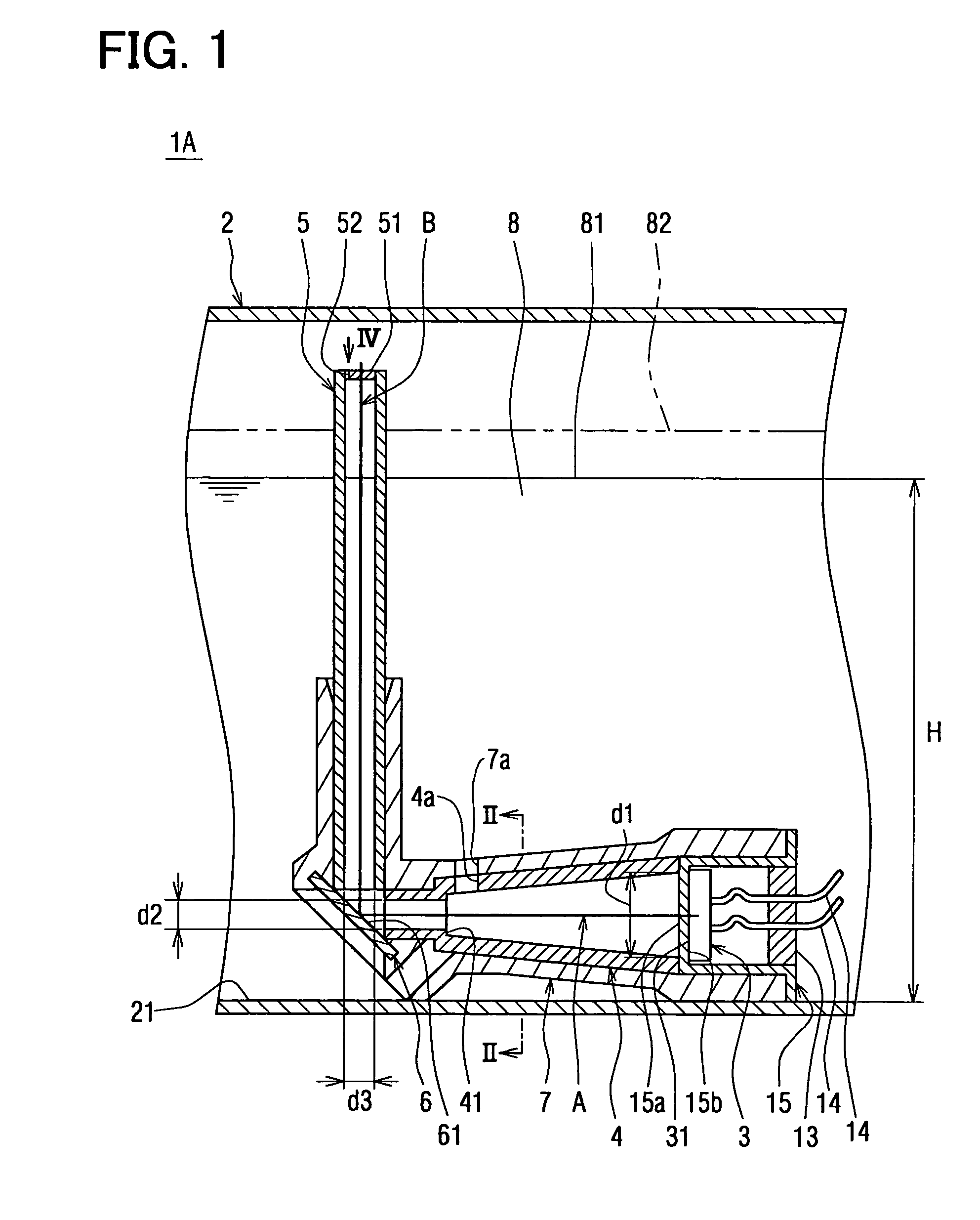 Liquid level detecting apparatus