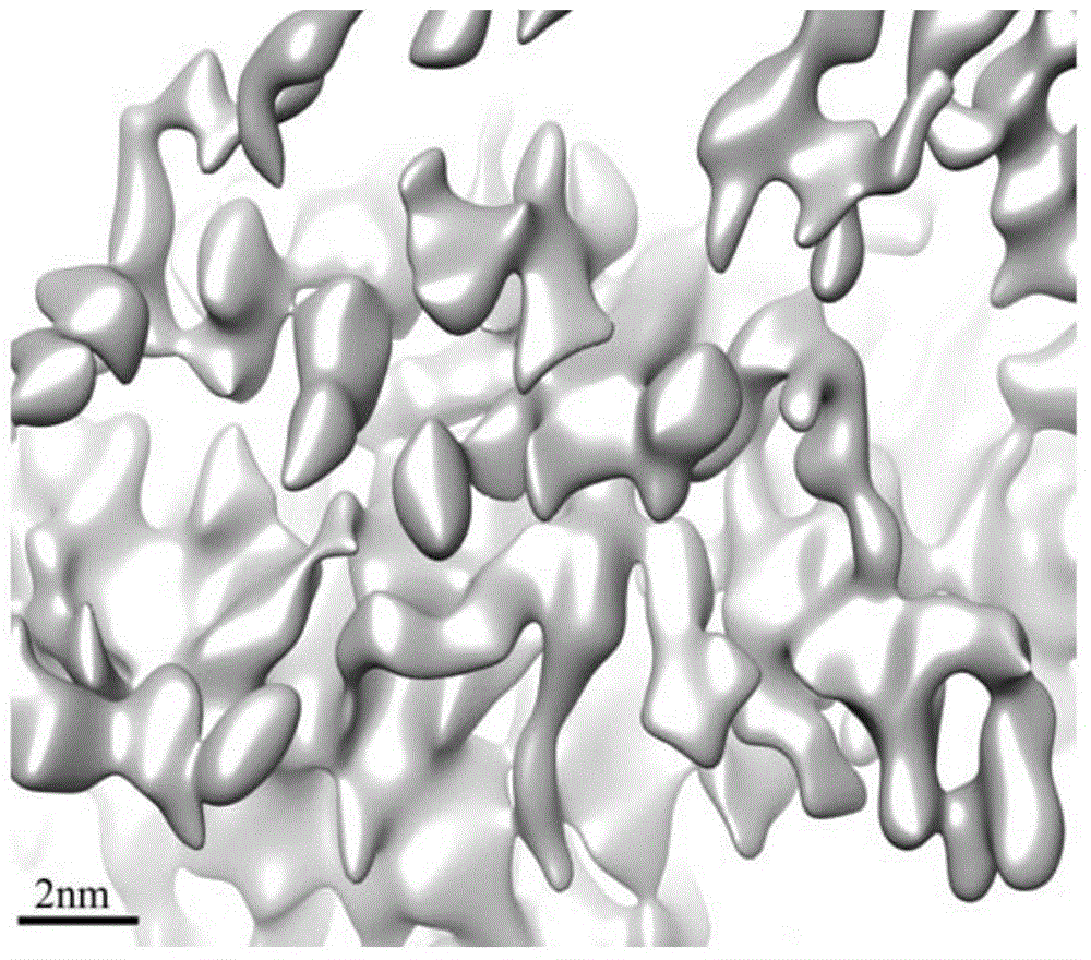 Method for representing amorphous alloy microstructure