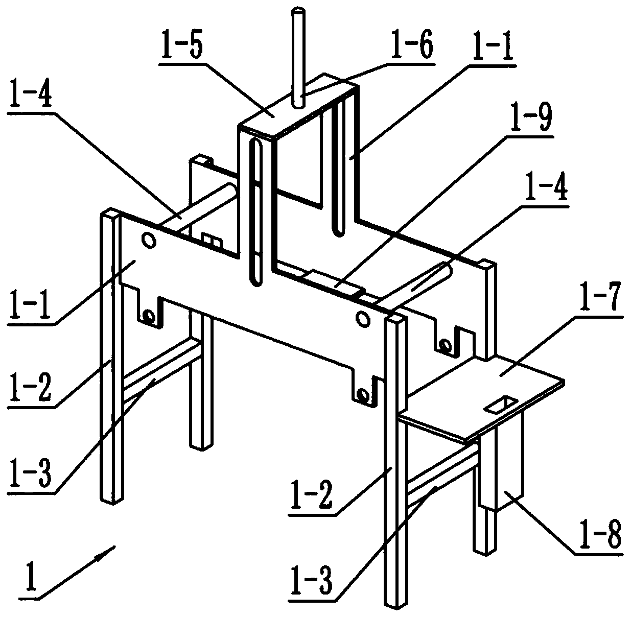 Round steel polishing machining device