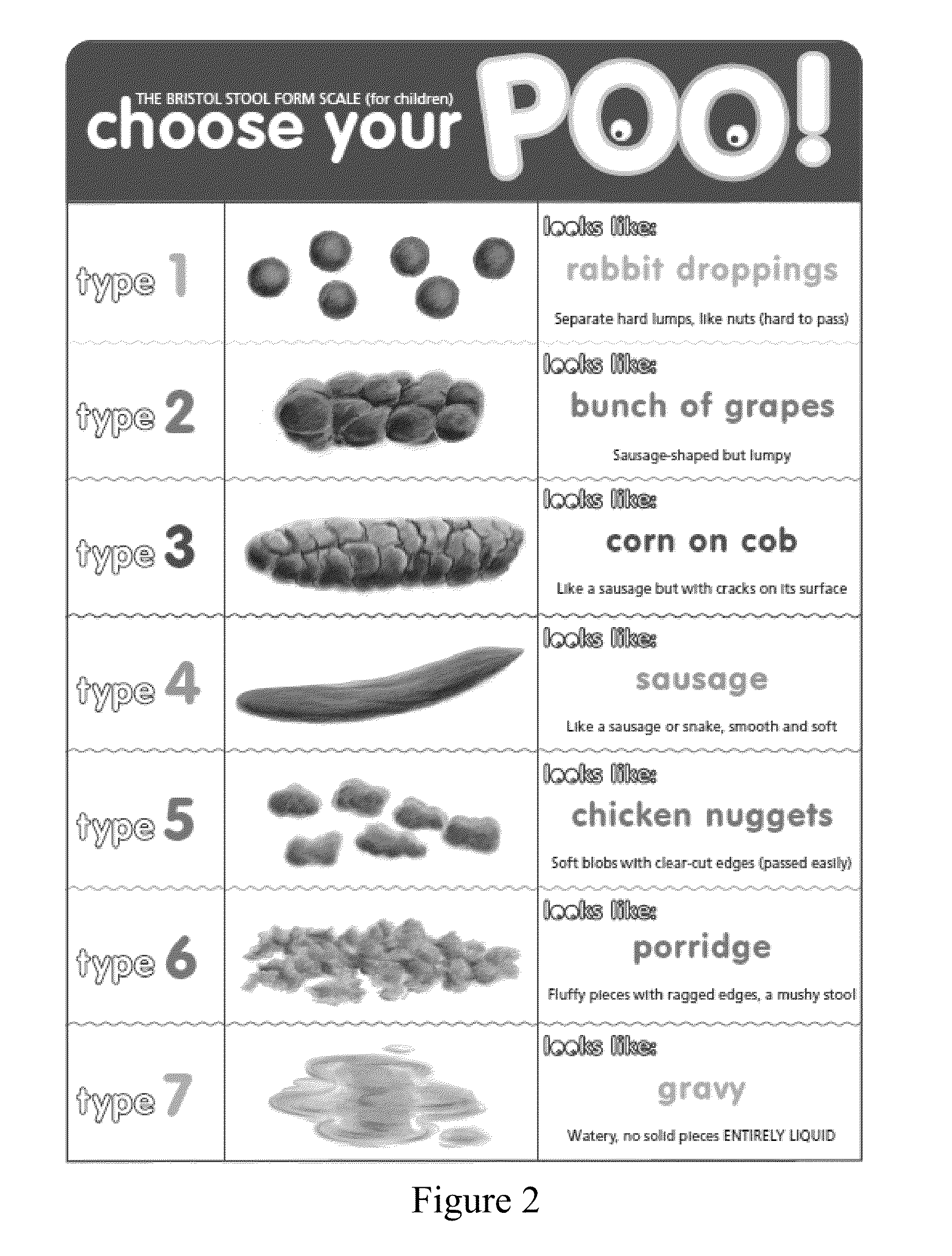 Tridimensional stool assessment instrument, methods, and uses thereof