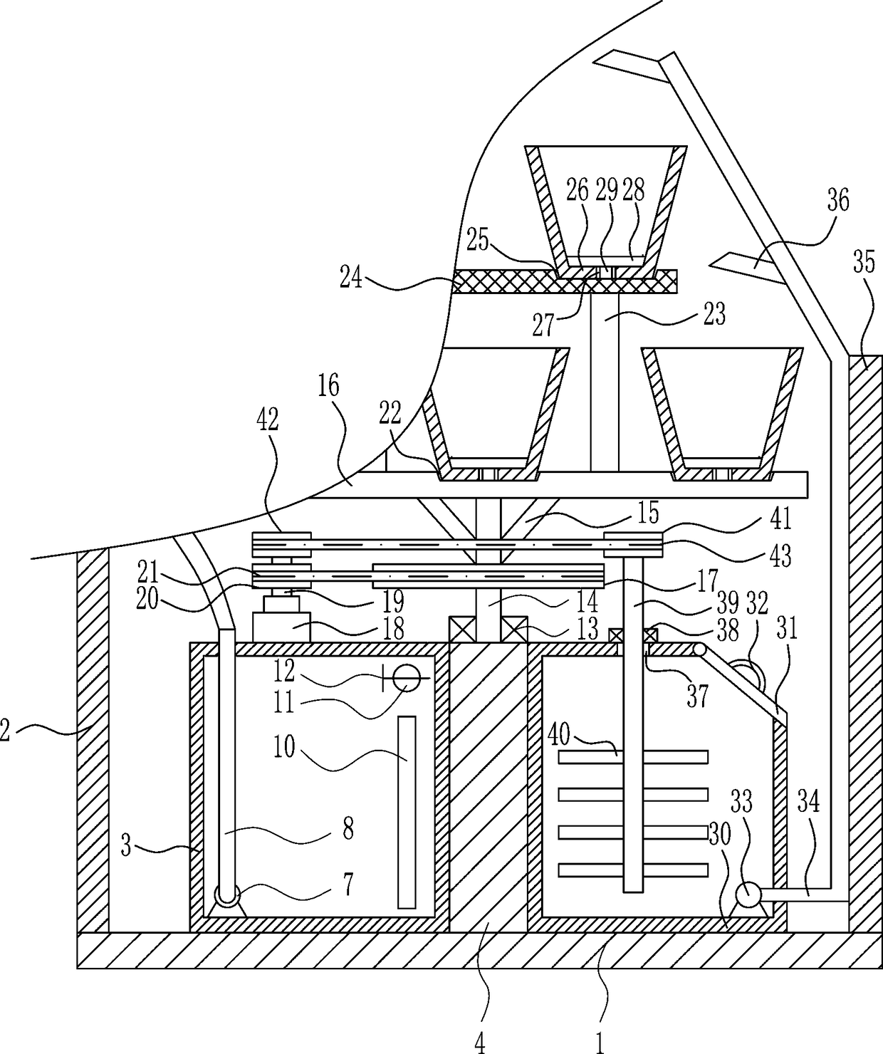 Vegetation-seedling cultivating device for gardens