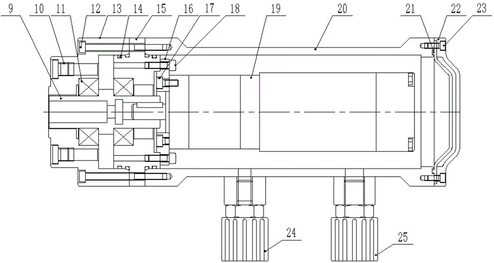 Small-size rock core sampling drilling machine based on manned deep submersible vehicle mechanical hand operation