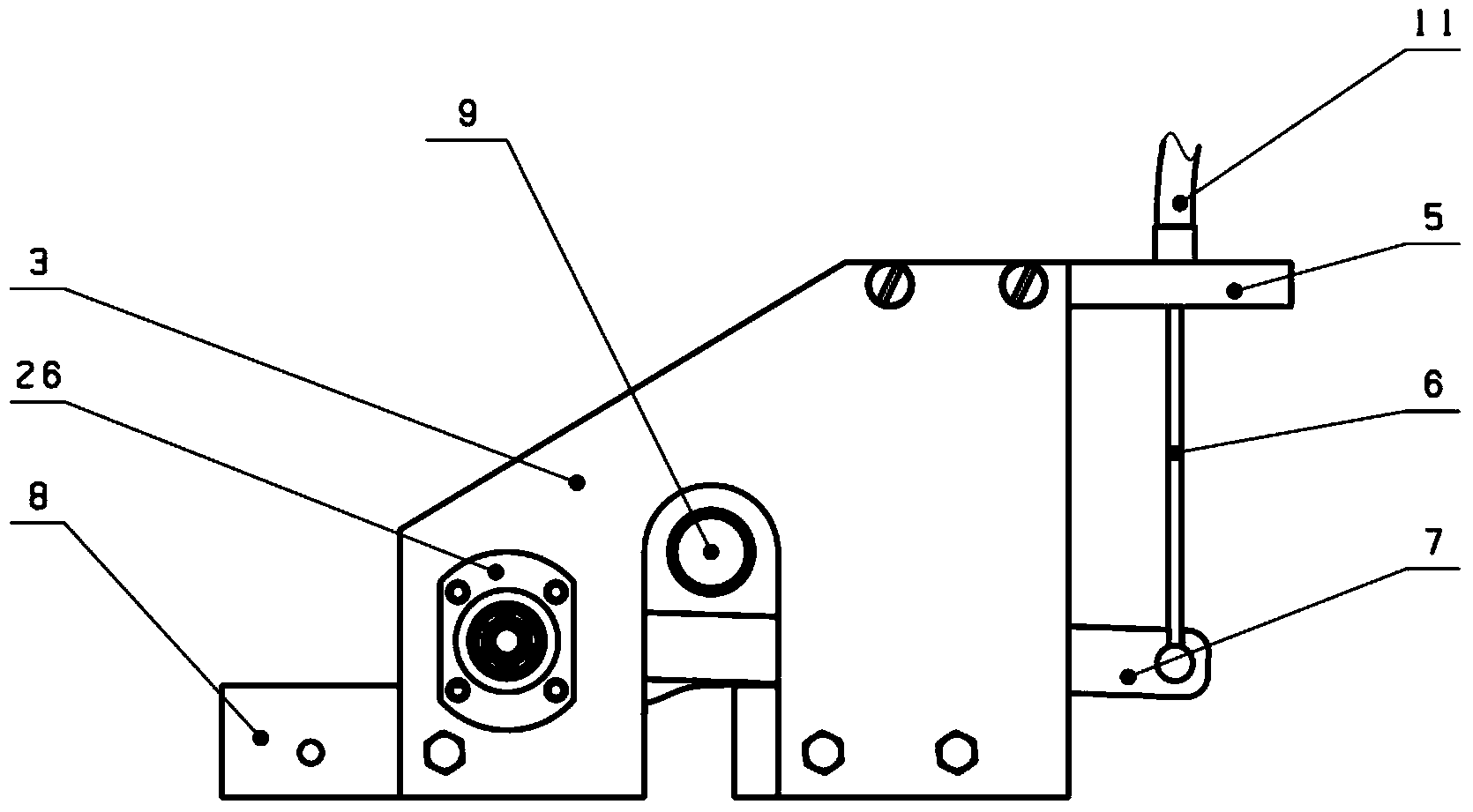 Ejection and seedling fetching device of vegetable pot seedling transplanting machine