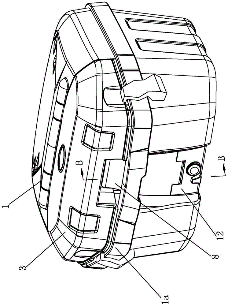 Luggage case for motorcycle