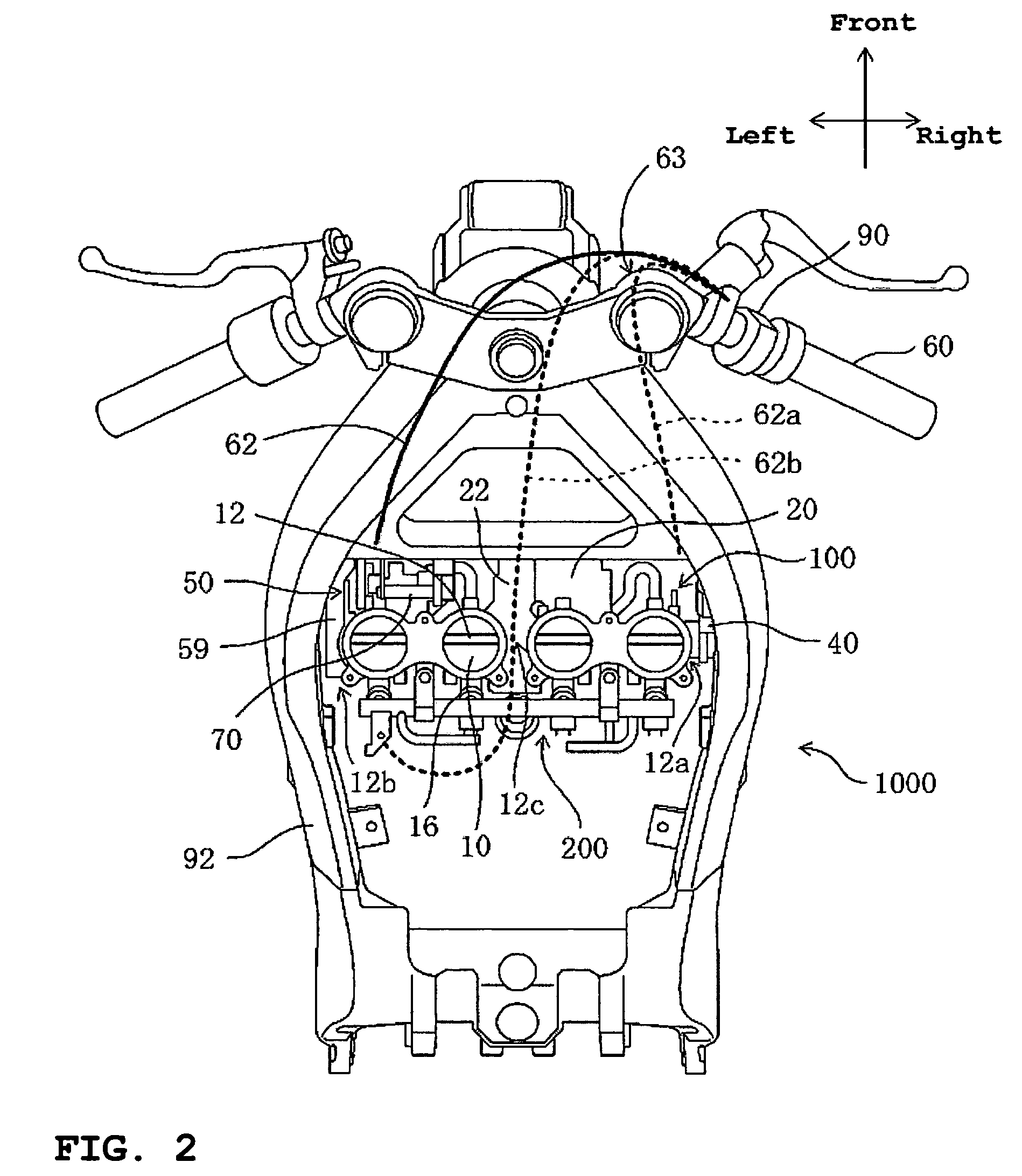 Straddle type vehicle having an electronic throttle valve system