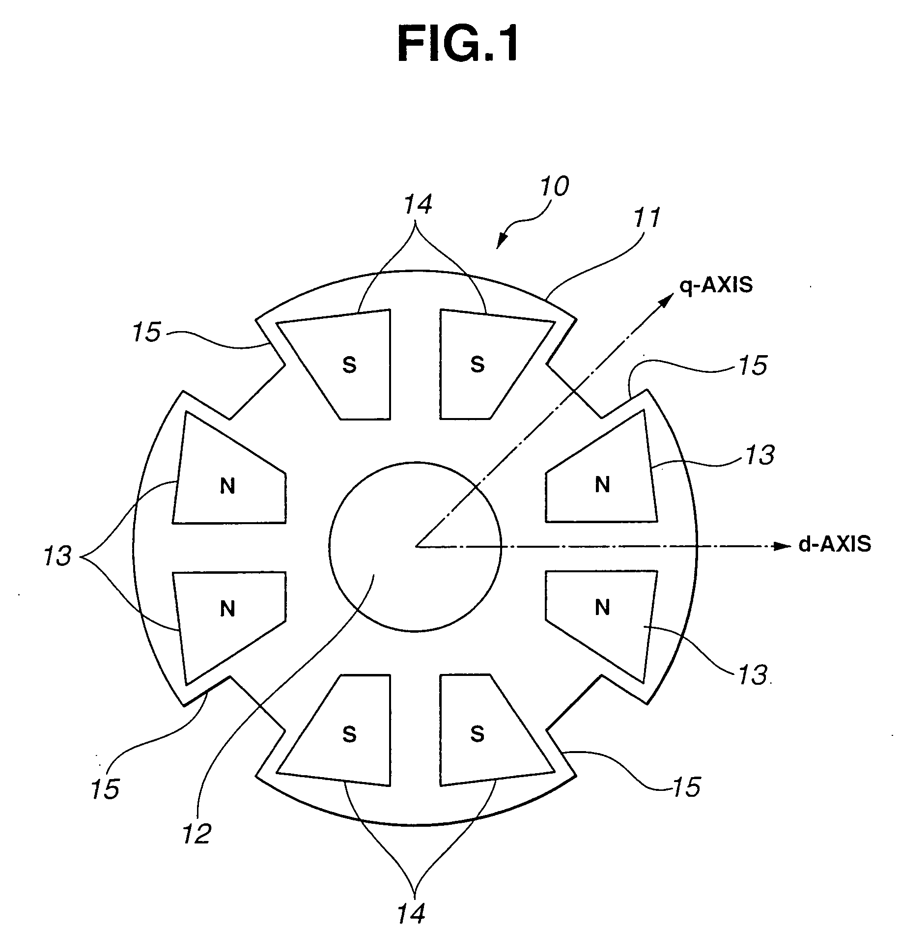 Rotor for rotary electric machine