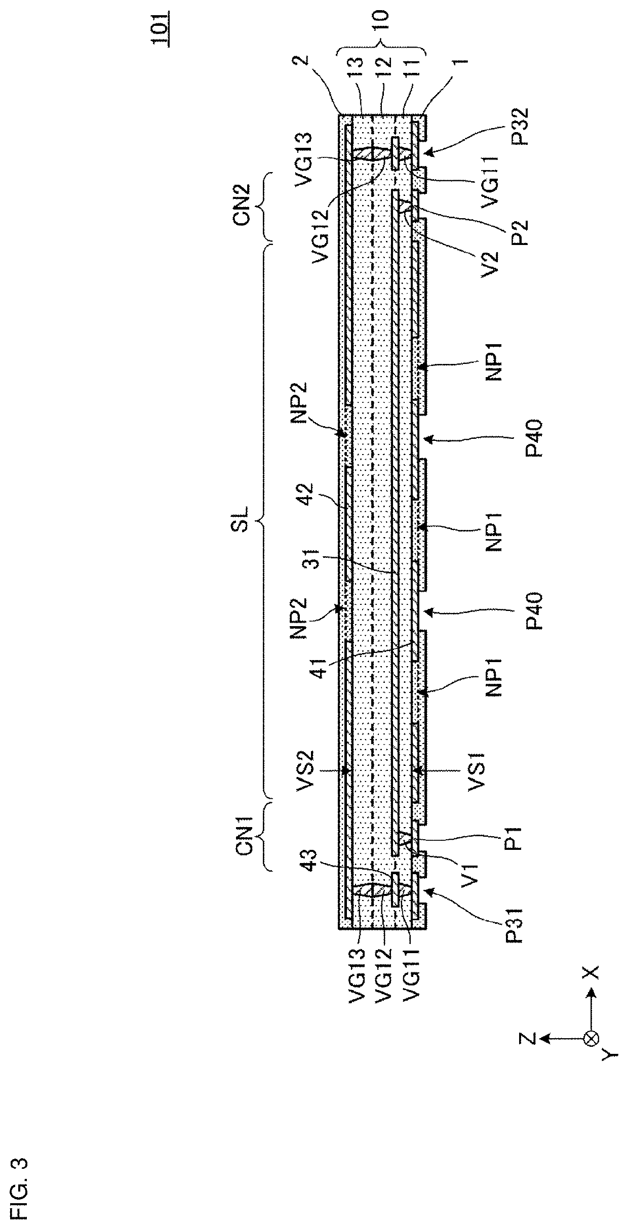 Transmission line substrate and electronic device