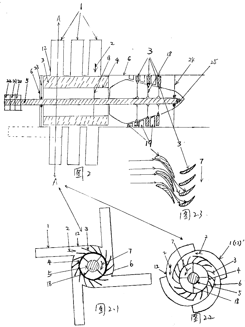 Pulse knock rotor spindle engine