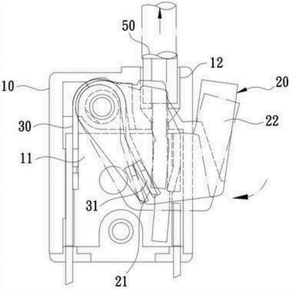 Wire connection terminal device