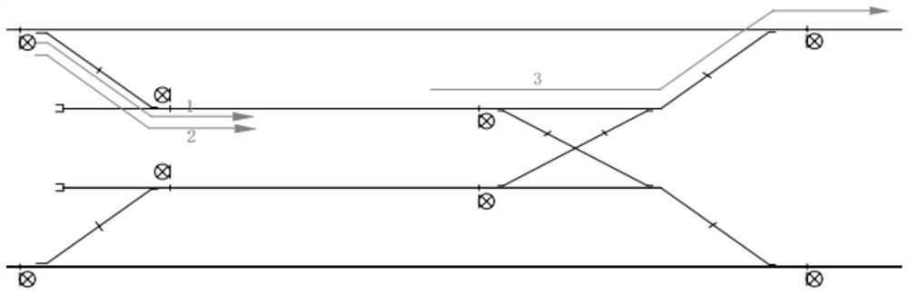 Marshaling interlocking control method, device and system based on FAO