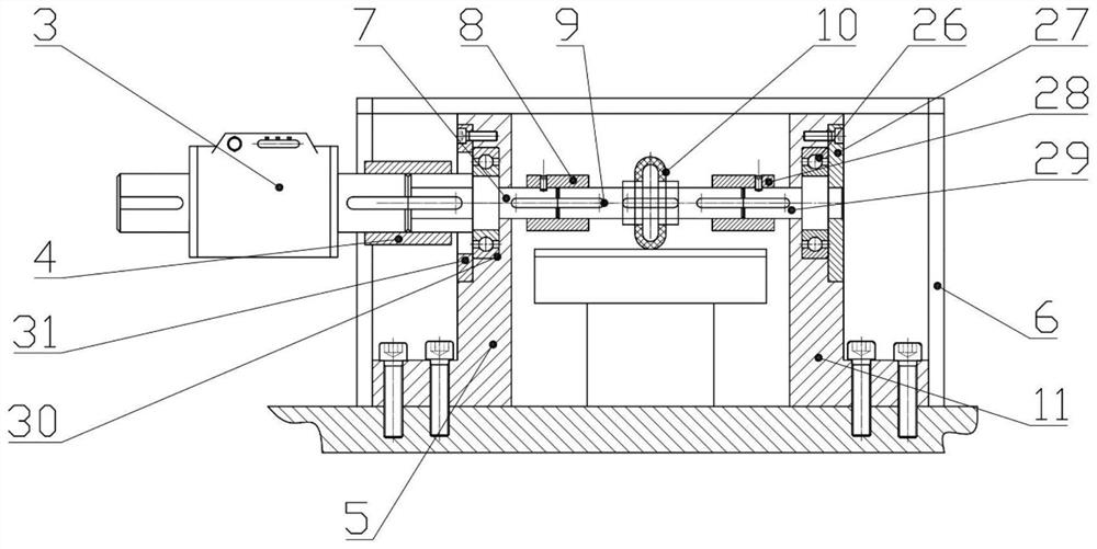 Testing machine for researching rubber ablation behavior of tire tread at moment of aircraft landing