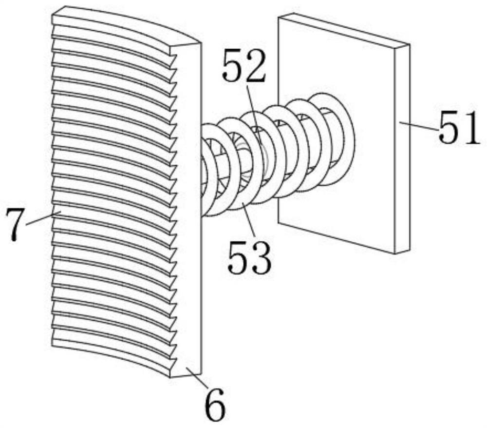 Protective dismantling construction device for concrete batter post