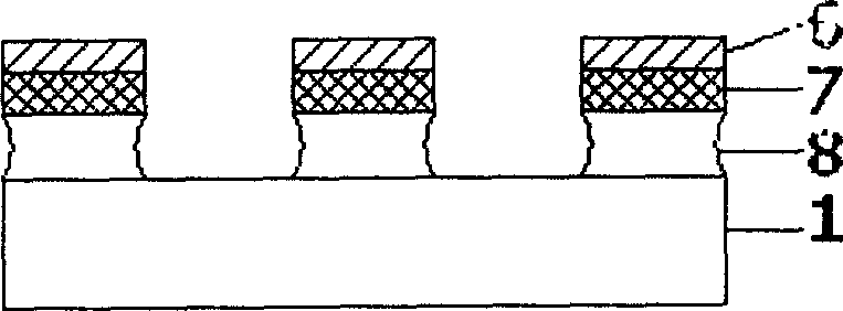 Photoetching patterning method with micro-transfer patterned graph as mask plate