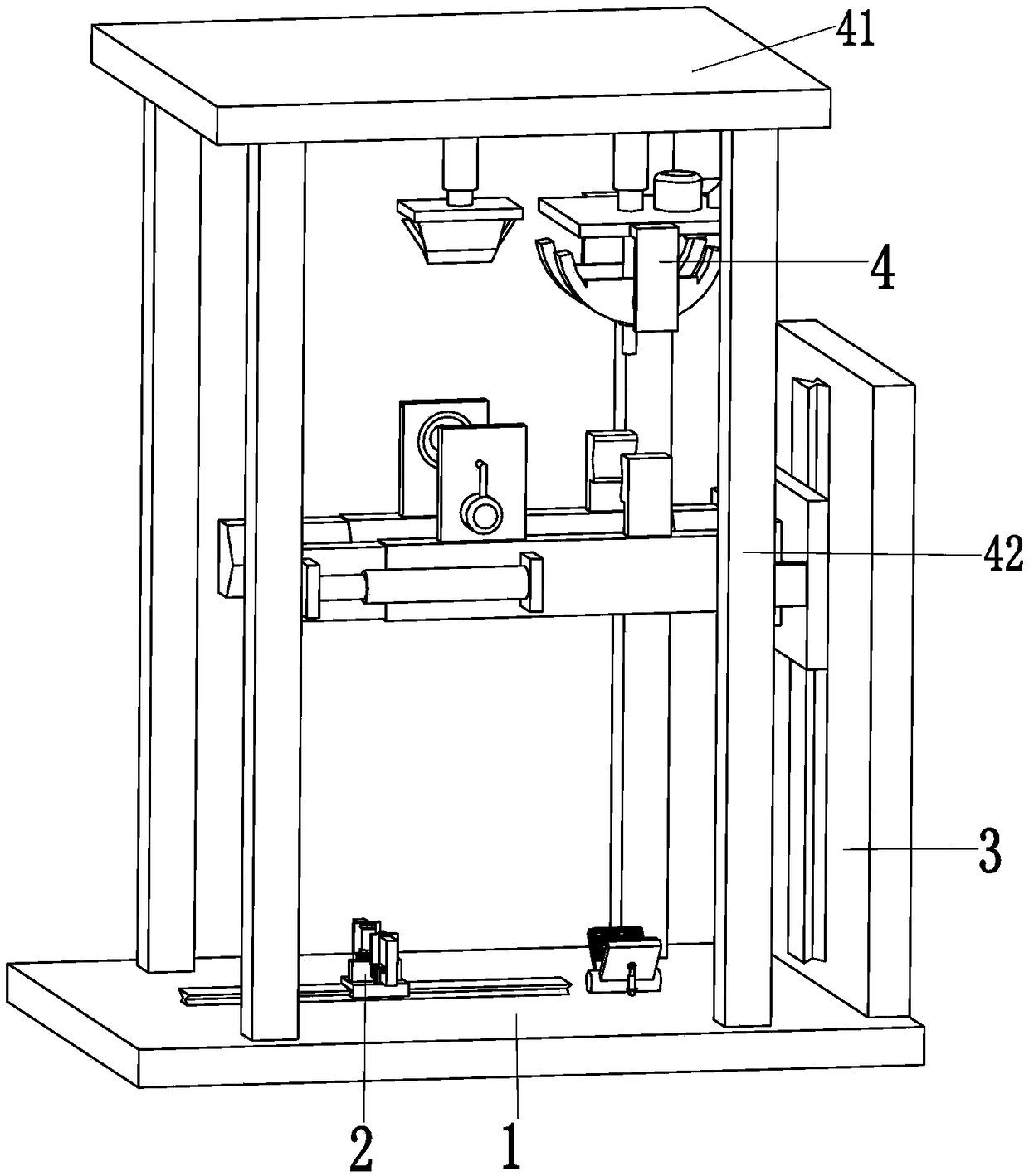 A soft-package lithium battery packaging vacuumizing pumping robot