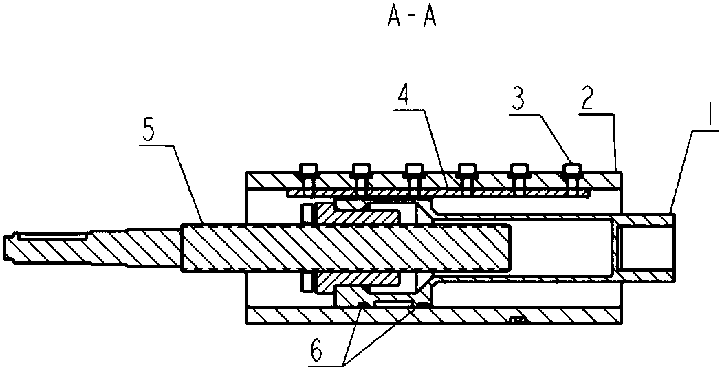 Slide slot type guide tooth limiting and guide device of electromechanical actuator