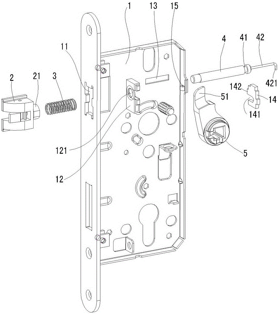 A silent lock body with damping