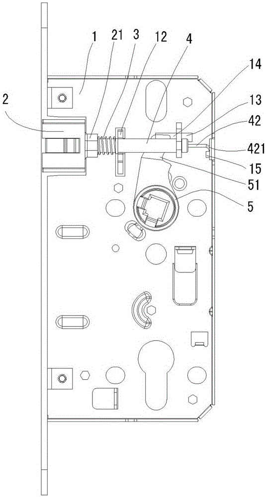 A silent lock body with damping