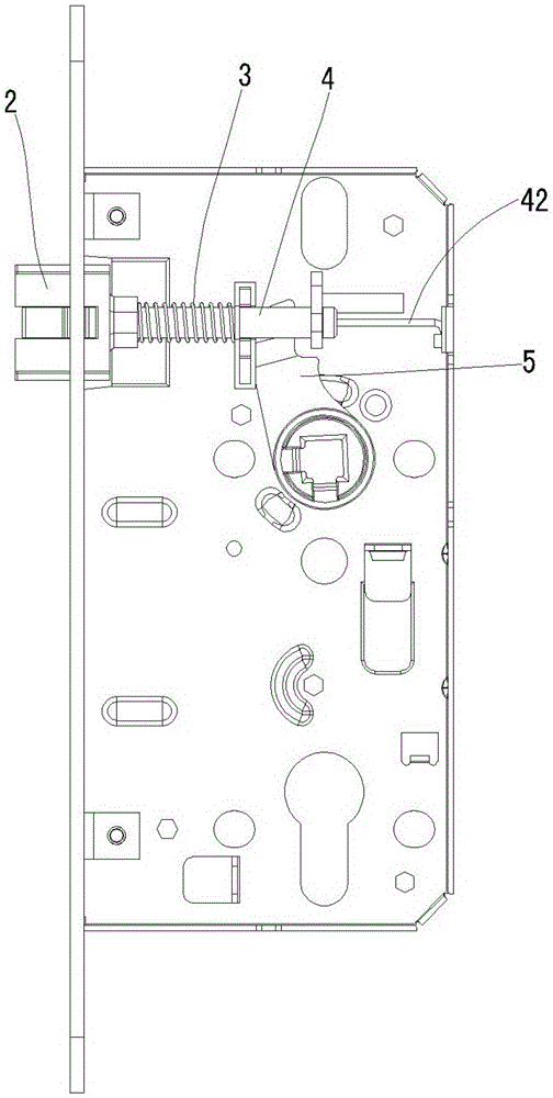 A silent lock body with damping