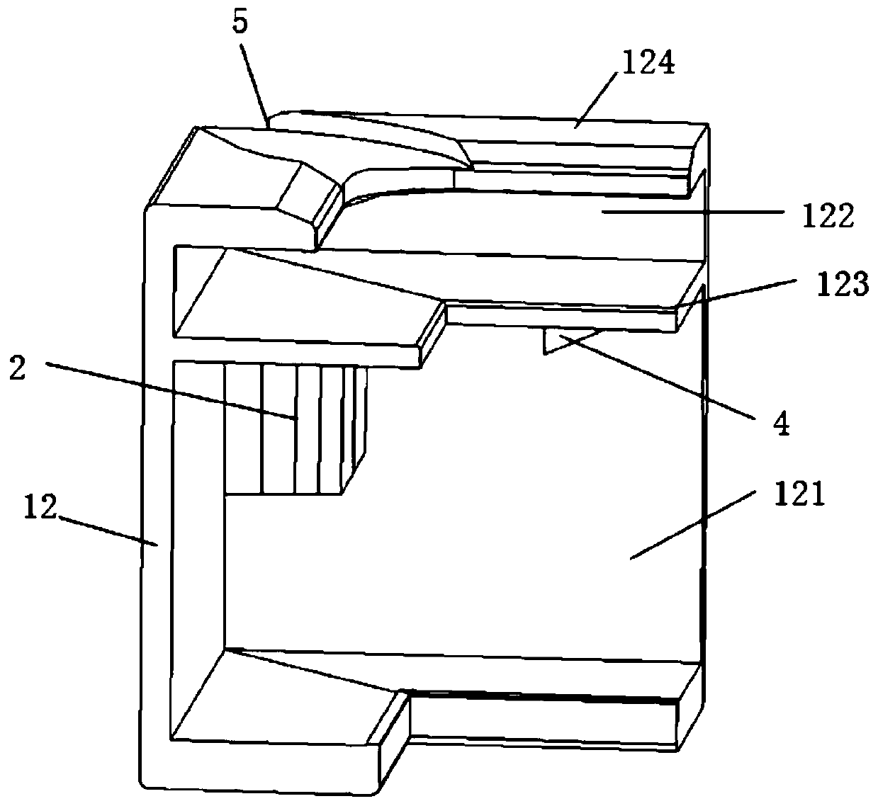 Angle bracket part for photovoltaic module