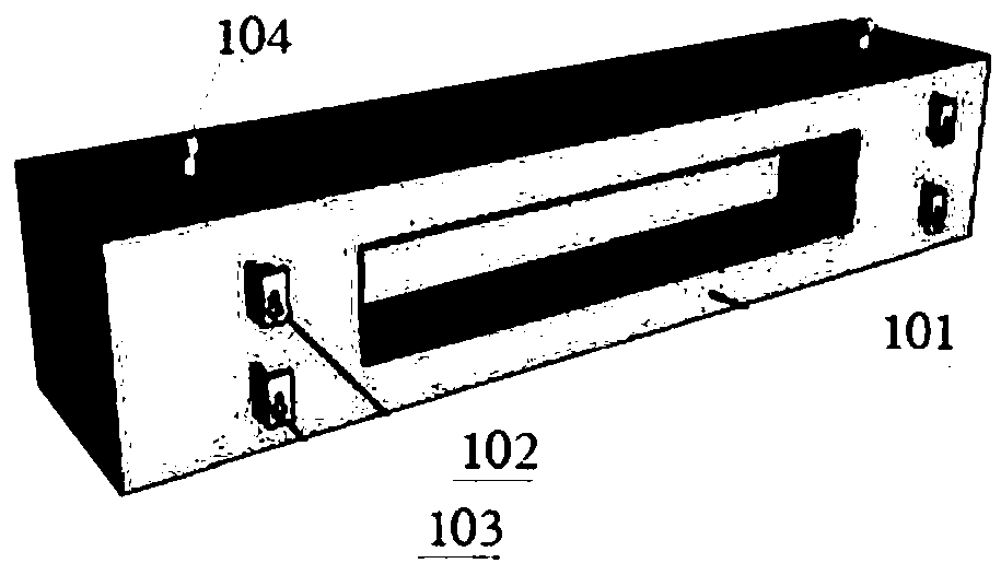 Concrete block curtain wall and manufacture and installation method thereof