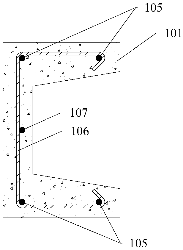 Concrete block curtain wall and manufacture and installation method thereof