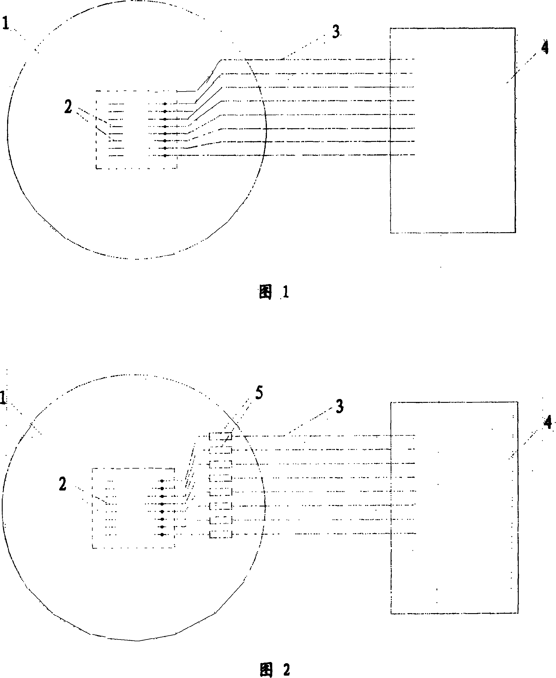 Wafer test card over current protection method and related wafer test system