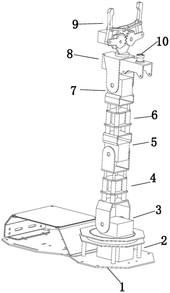 Intelligent AI visual telescopic manipulator