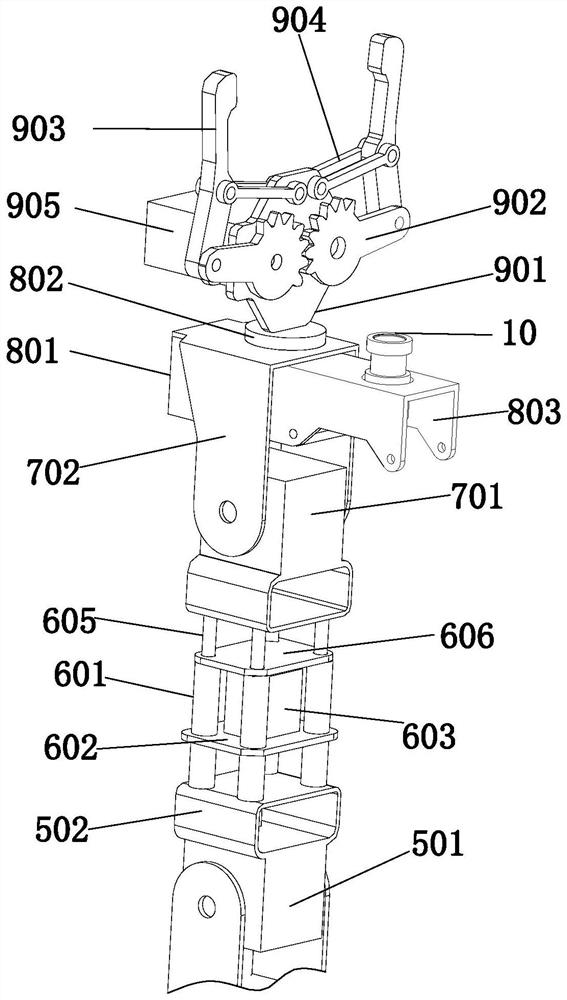 Intelligent AI visual telescopic manipulator