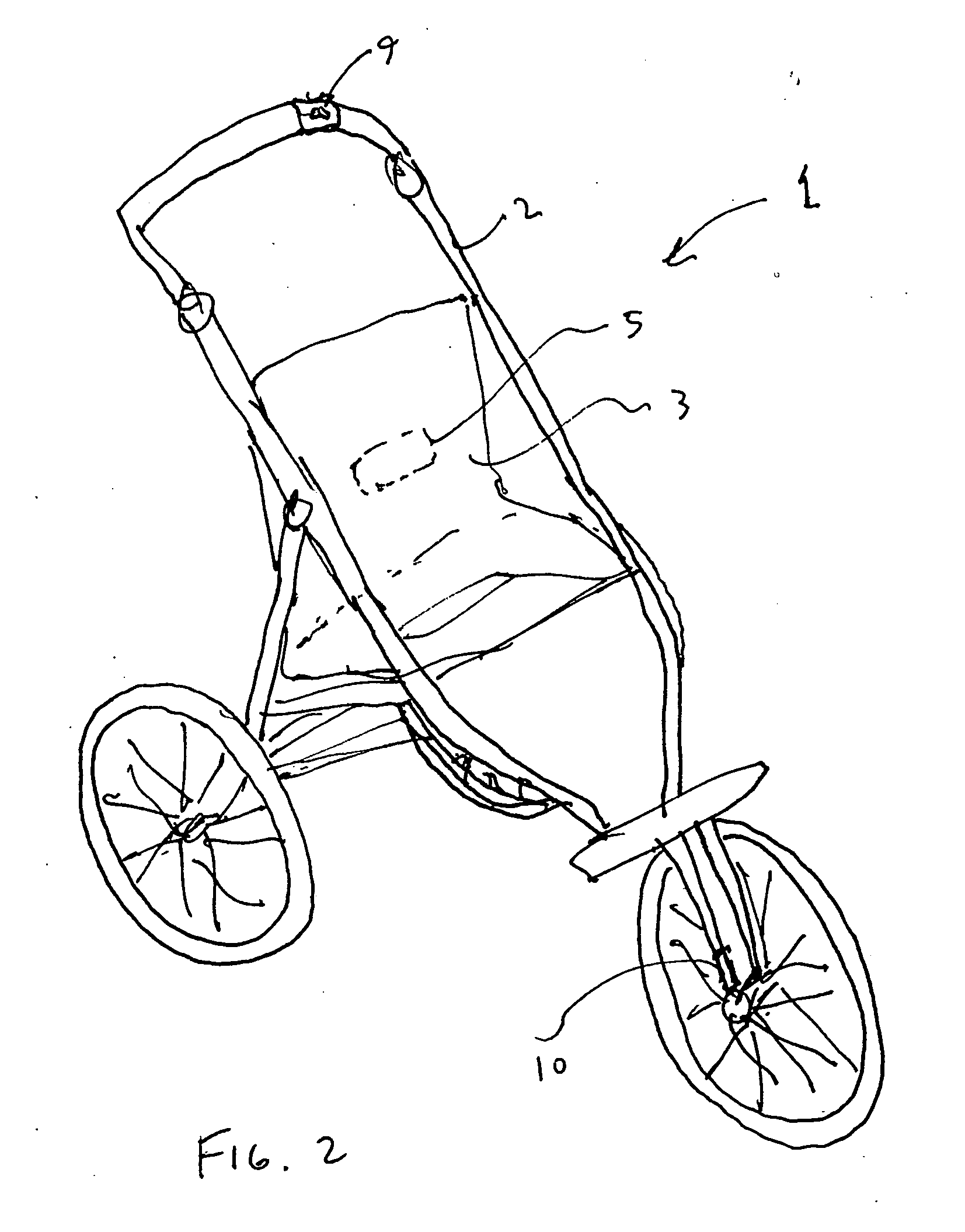 Infant stroller with vibration