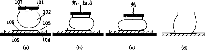 Flip chip bonding process for base plate