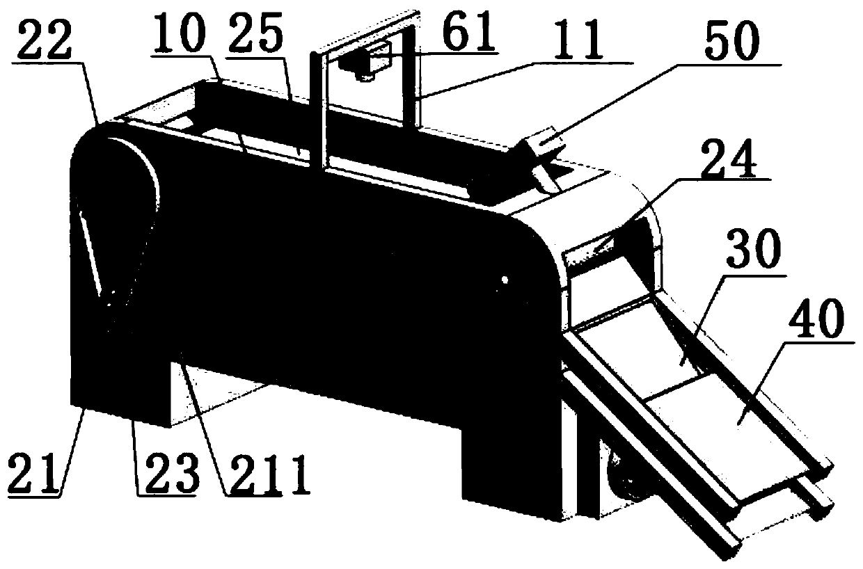 Automatic sorting and numbering device and method for breeding material bags