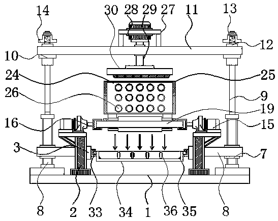 Polishing device of fixing clamp with rotating mechanism for machining bearing washer