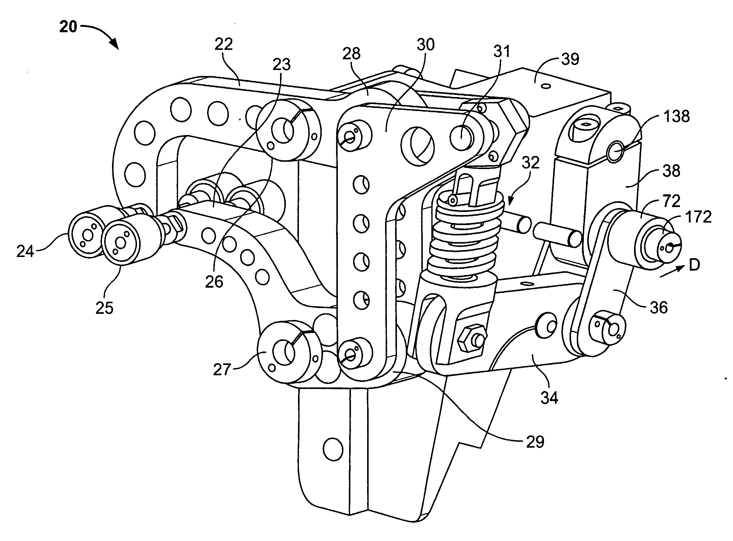 Compensating gripper with independent gripper adjustment