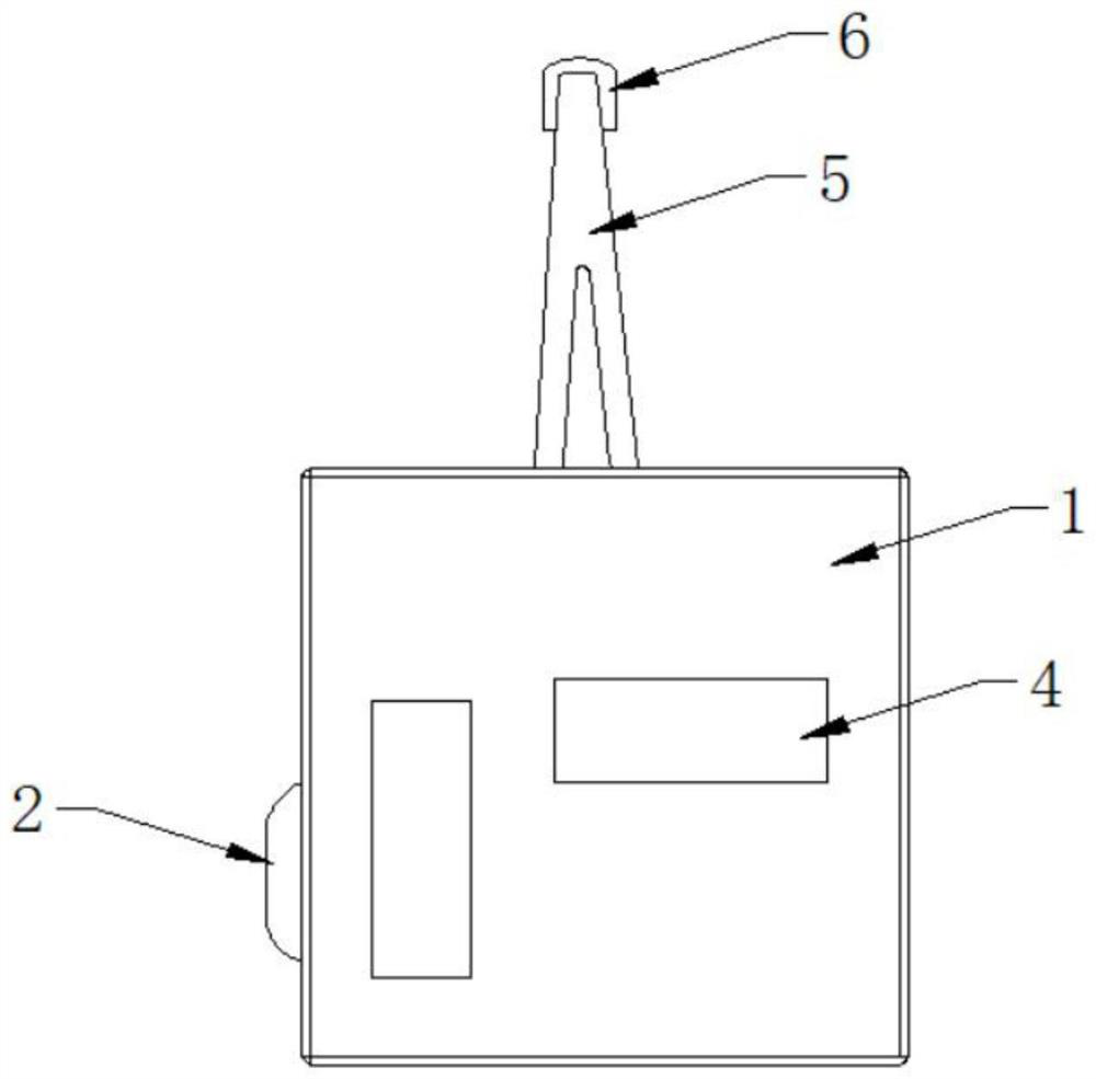 Beidou measurement positioning device for strip mine stope