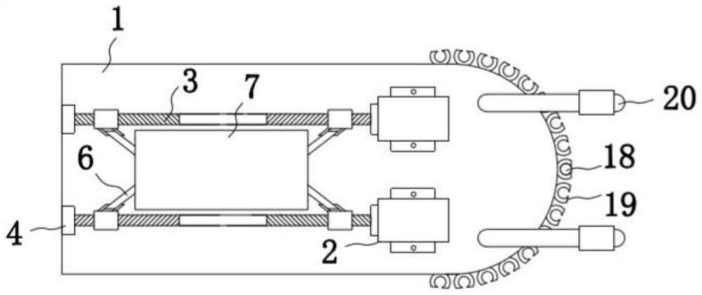 A cargo handling device for the logistics supply chain of the Internet of Things