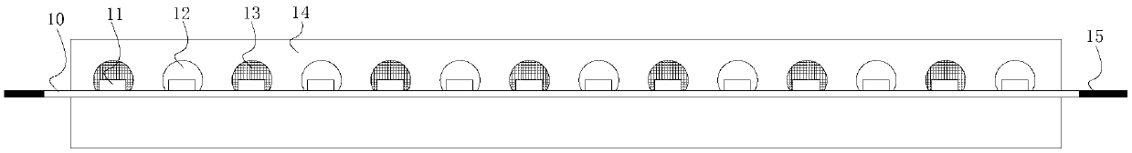 Two-color temperature flexible filament and packaging method thereof