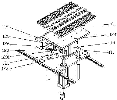 Packaging feeding machine of plastic injection molding products