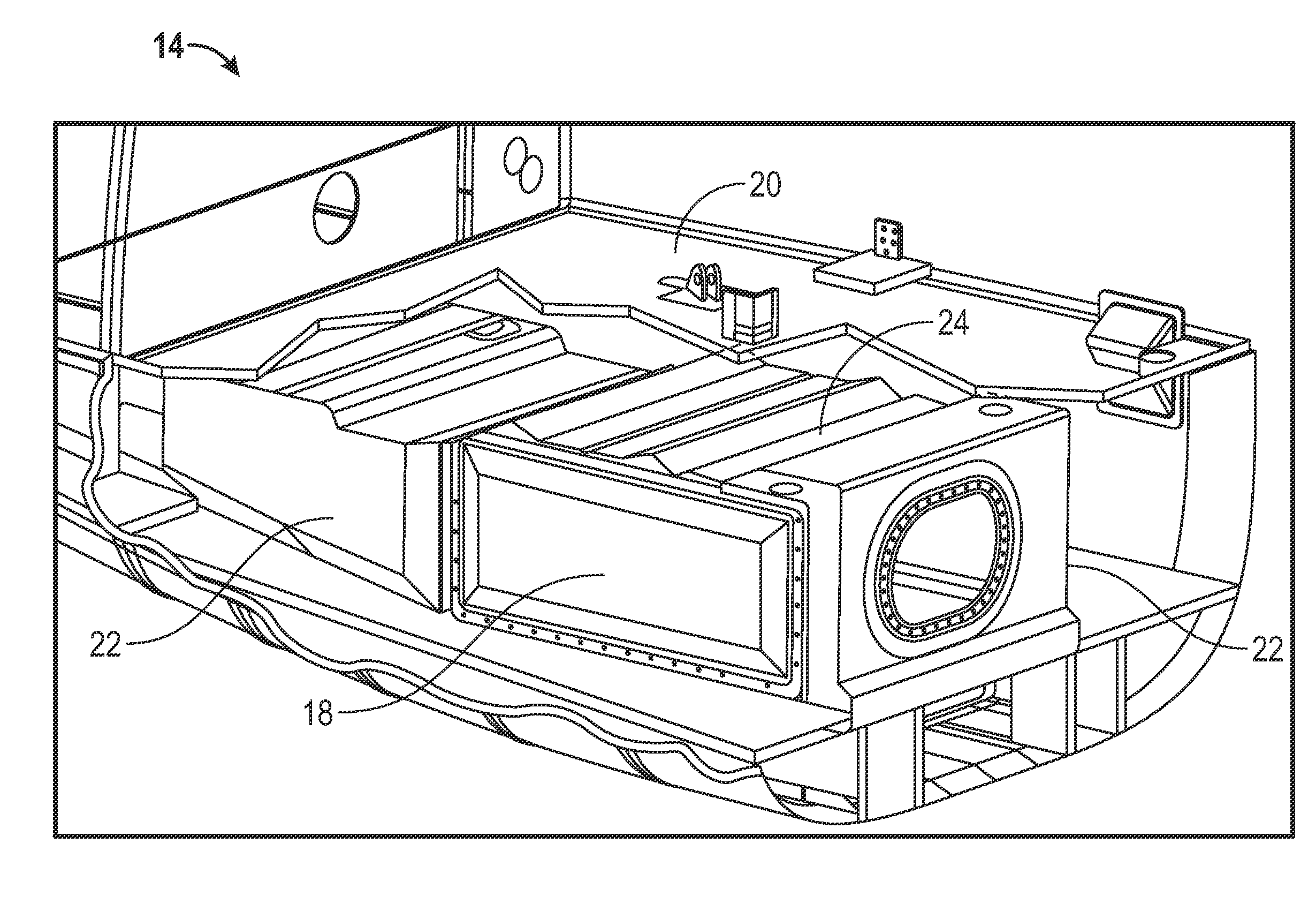 Sleeve and rod support for fuel bladder