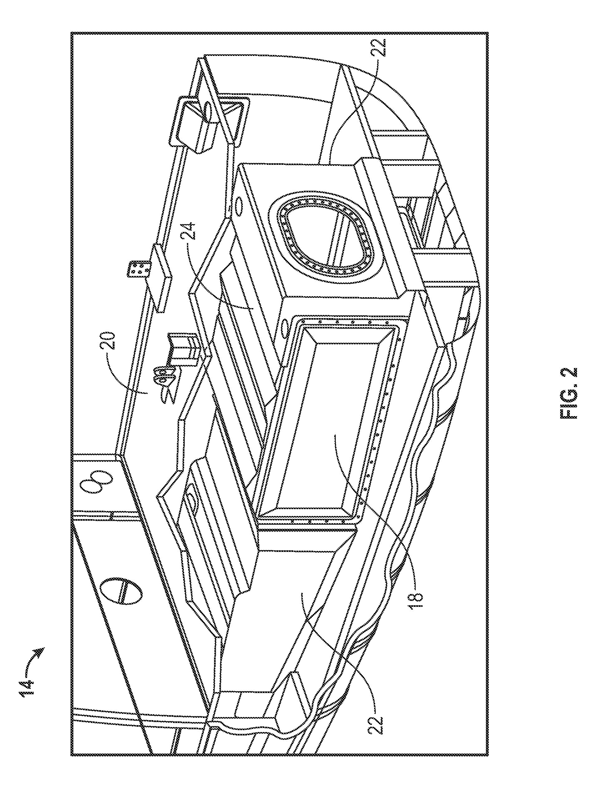 Sleeve and rod support for fuel bladder