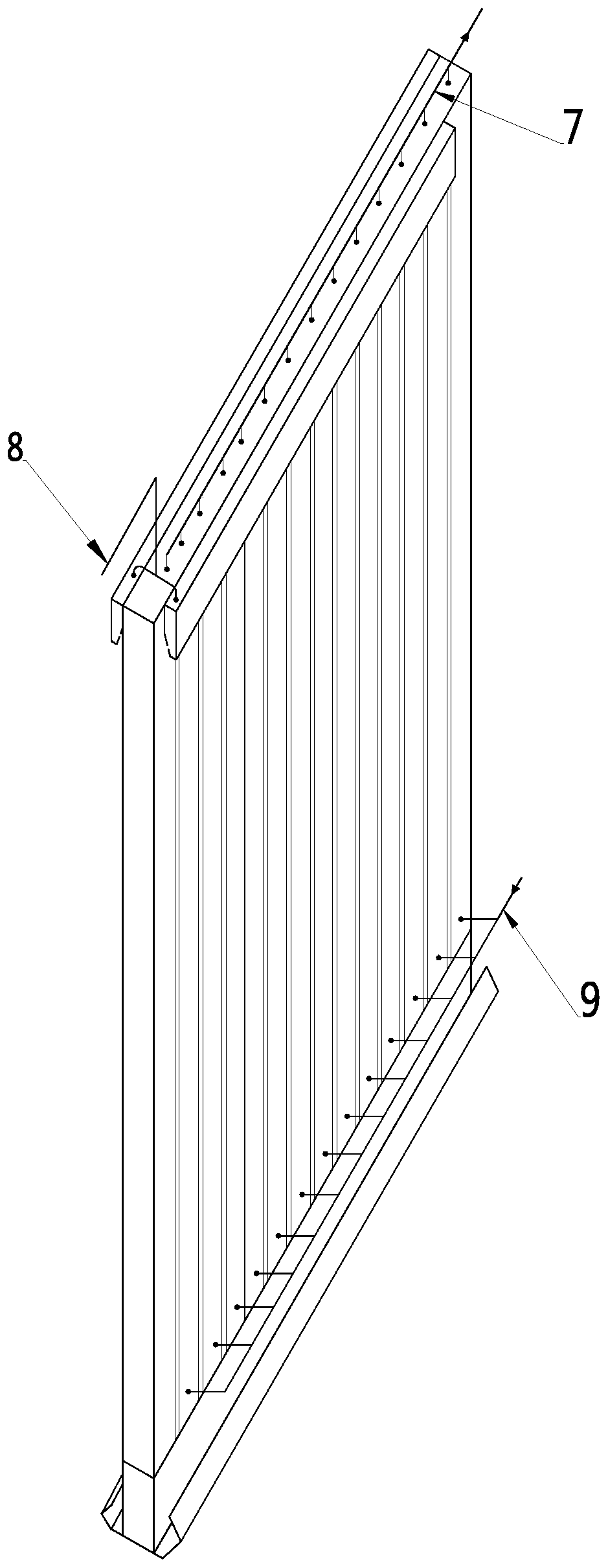 Afterheat recovery type evaporation module and double-effect energy-saving evaporation system