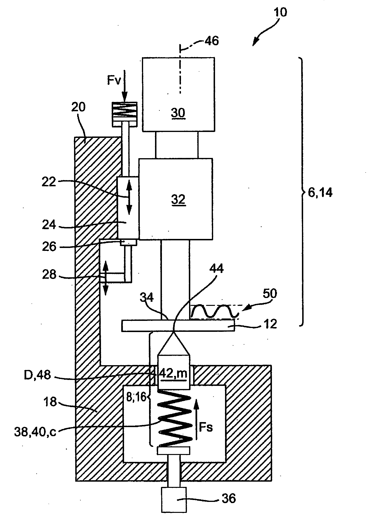 Device for processing workpieces using ultrasound and method for operating that device