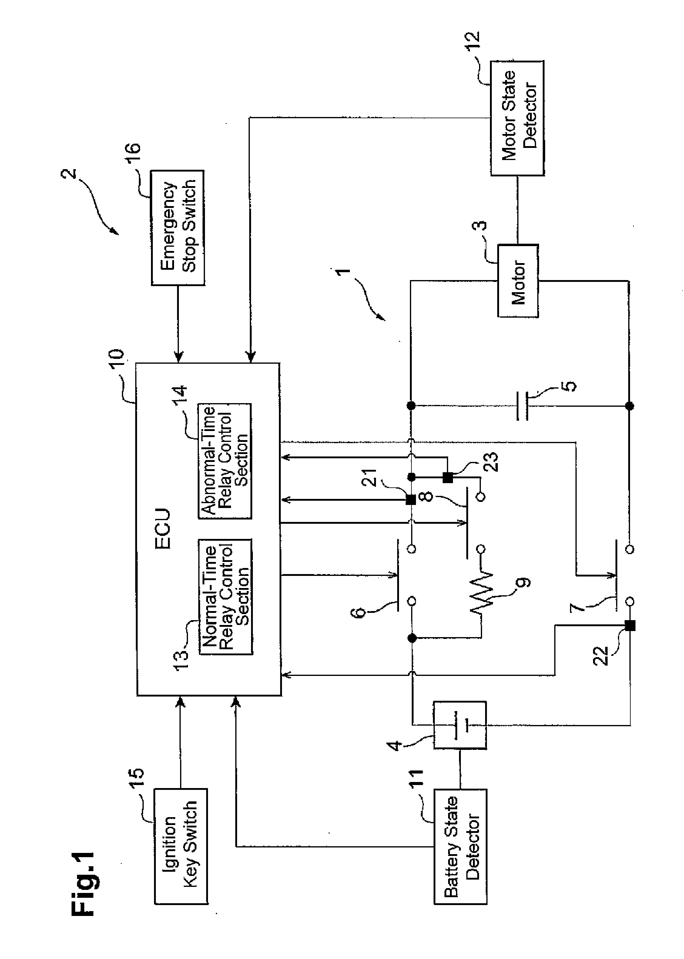 Power supply control apparatus