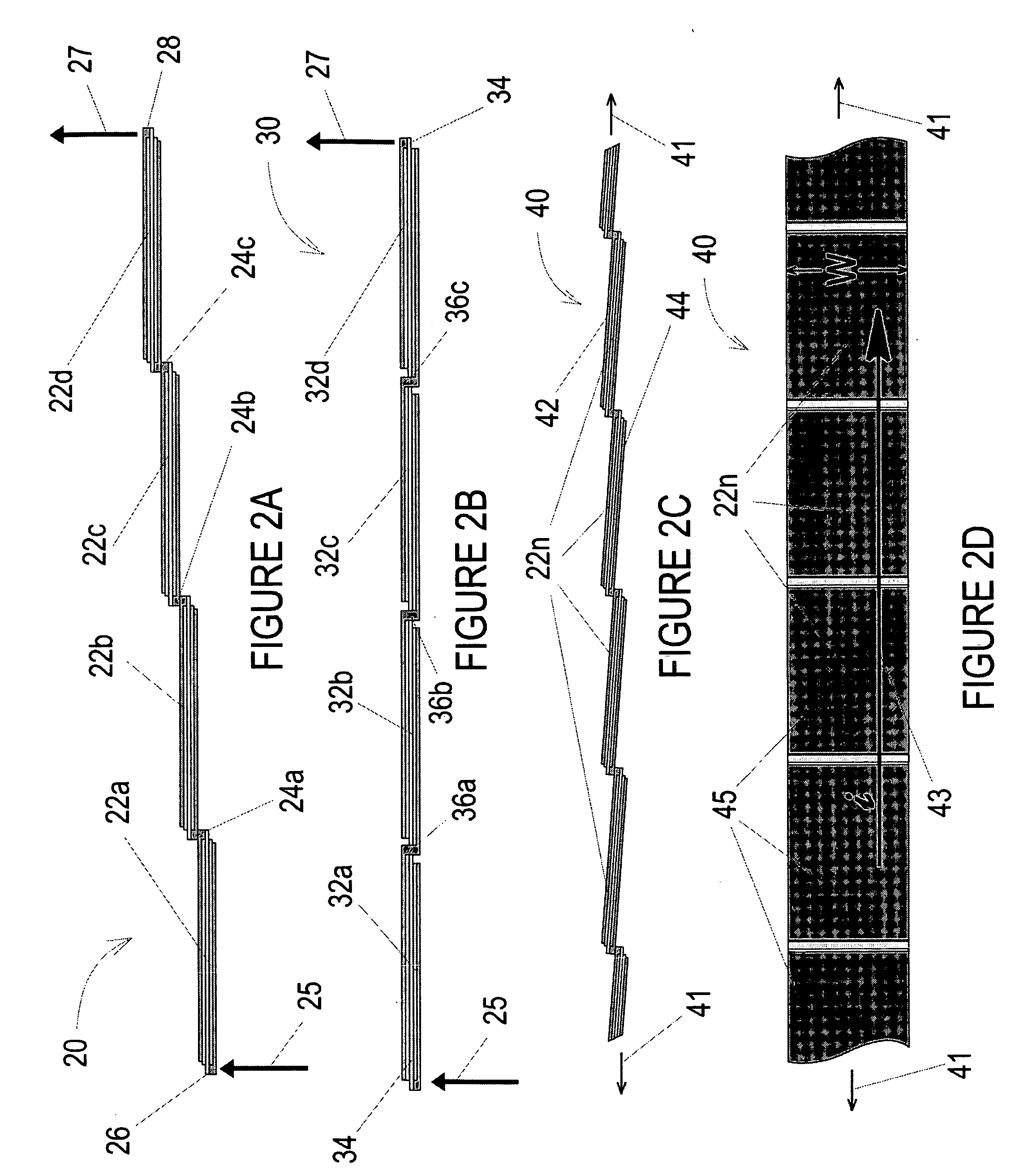 Light-weight, flexible edge collected fuel cells