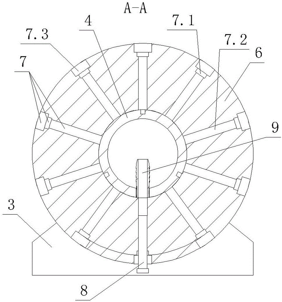 Continuous composite stamping die