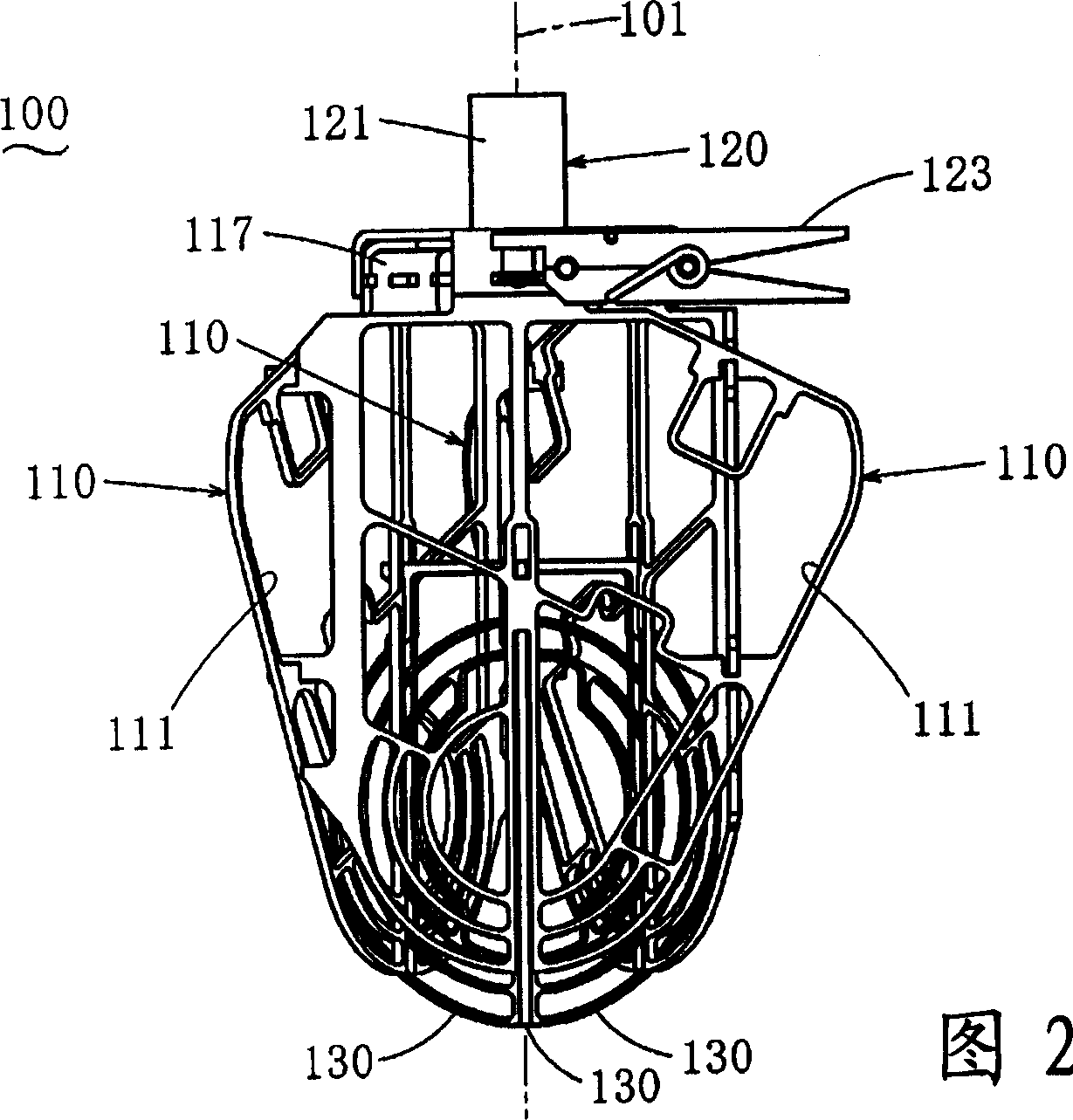 Agitator and agitating device with agitator