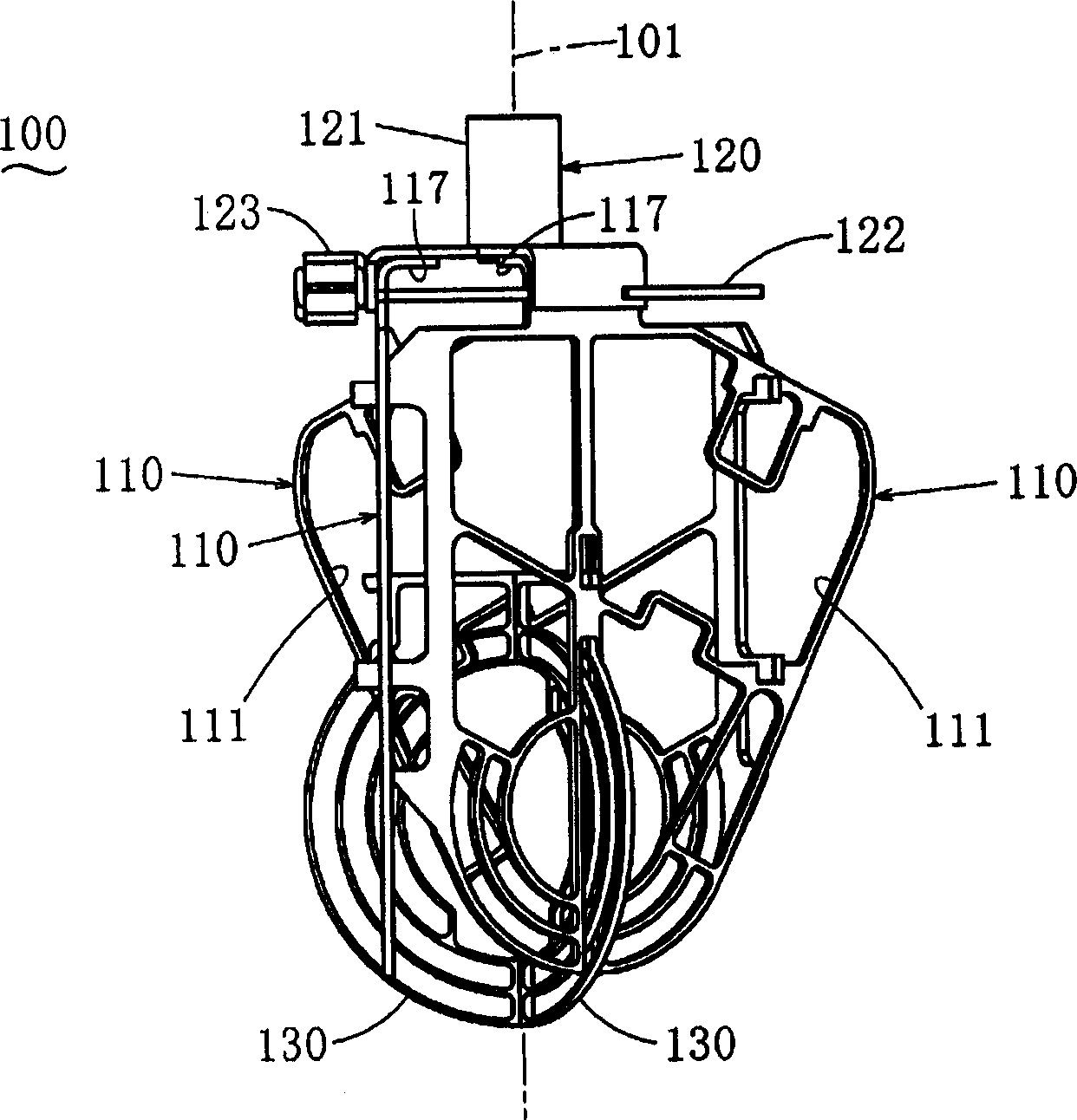 Agitator and agitating device with agitator