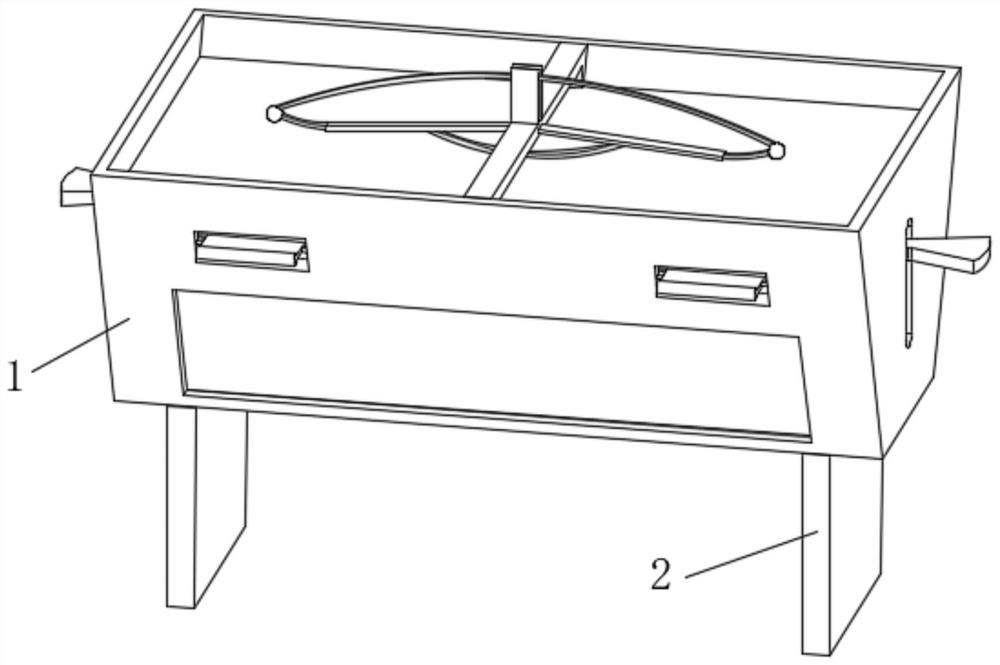 Grain airing device based on solar energy