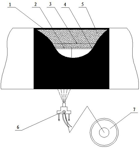 On-site joint coating installation method used for polyurethane spraying outer protective pipe spraying integrally-formed heat preservation pipe