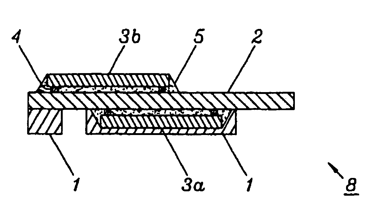 Semiconductor-mounted device and method for producing same