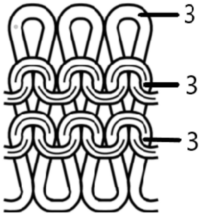 Copper ammonia silk-like elastic knitted fabric as well as preparation method and application thereof